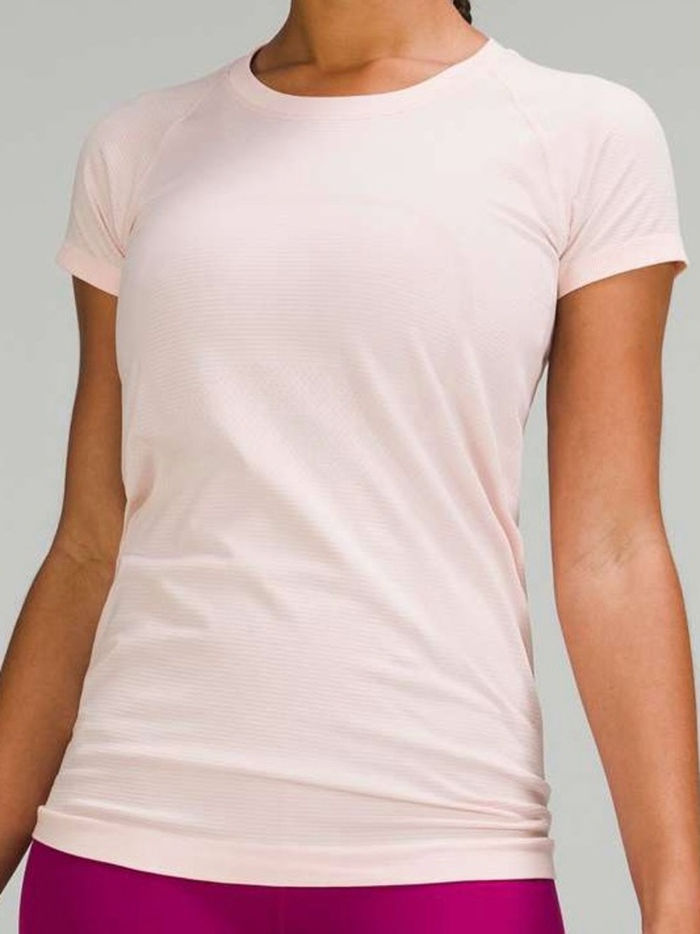 Lululemon Swiftly Tech Short Sleeve Shirt 2.0 Size 14 Strawberry Milkshake